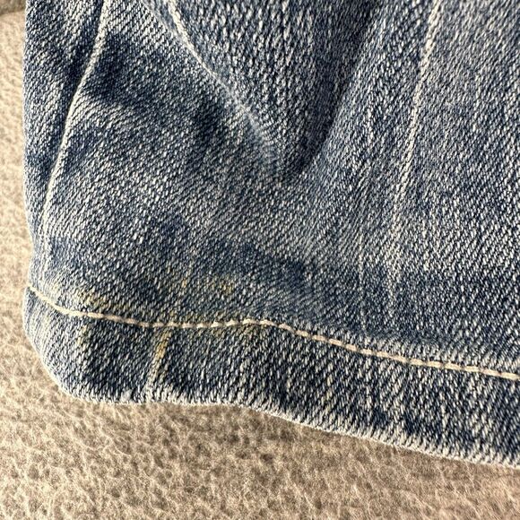 MISS ME - P50465K-3 Size 27 Rhinestone Cross Light Blue Skinny Denim A46 - Picture 4 of 16